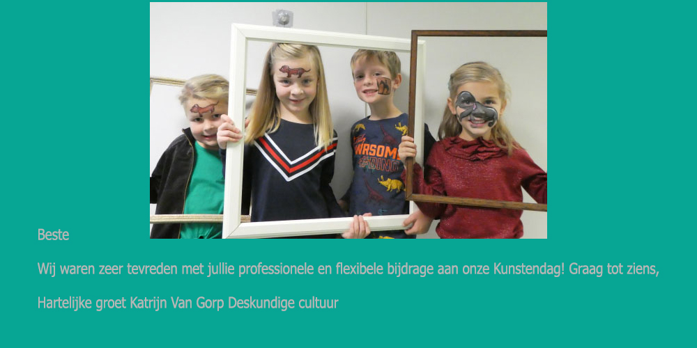 Workshop kindergrime op locatie.